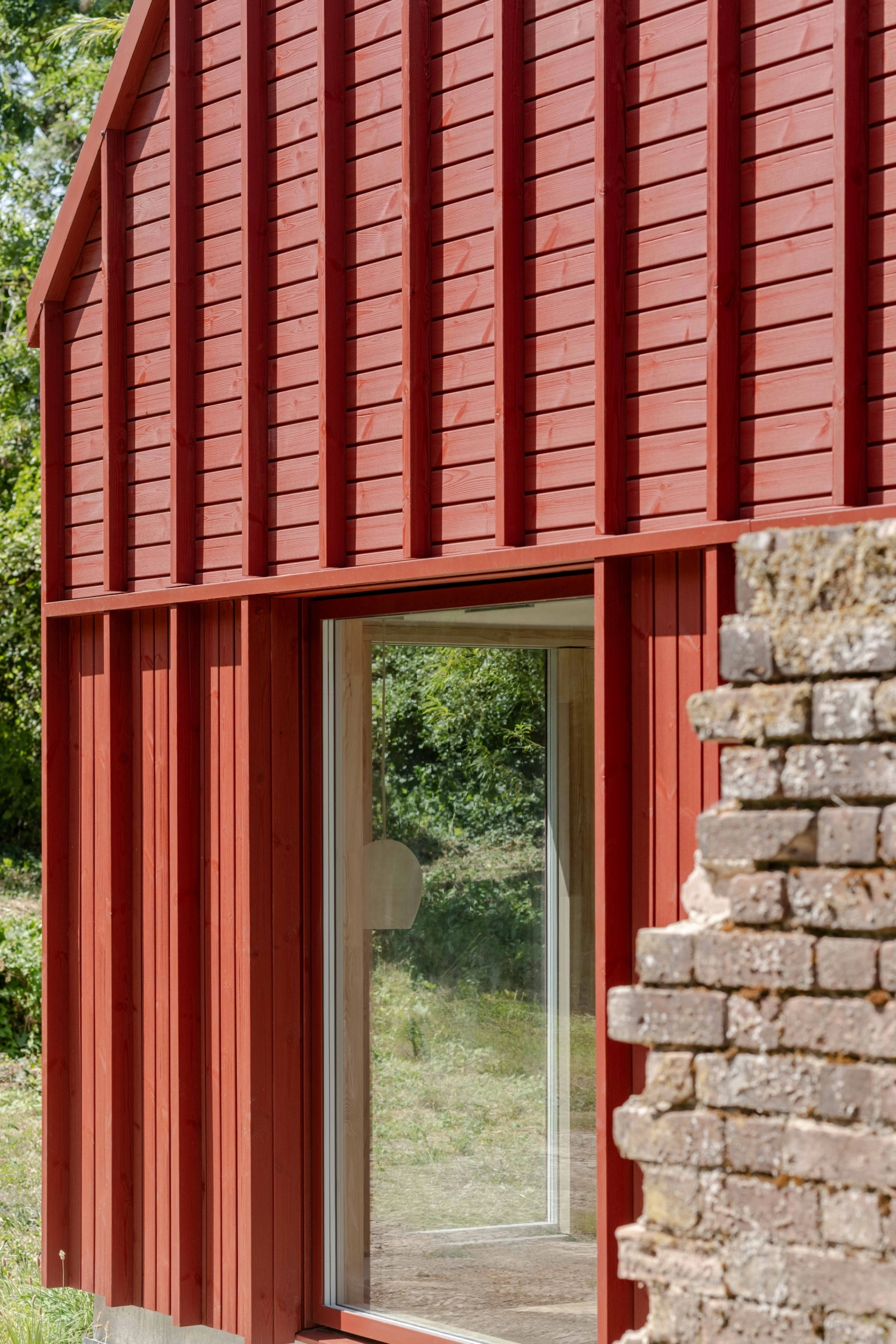 rust red cladding