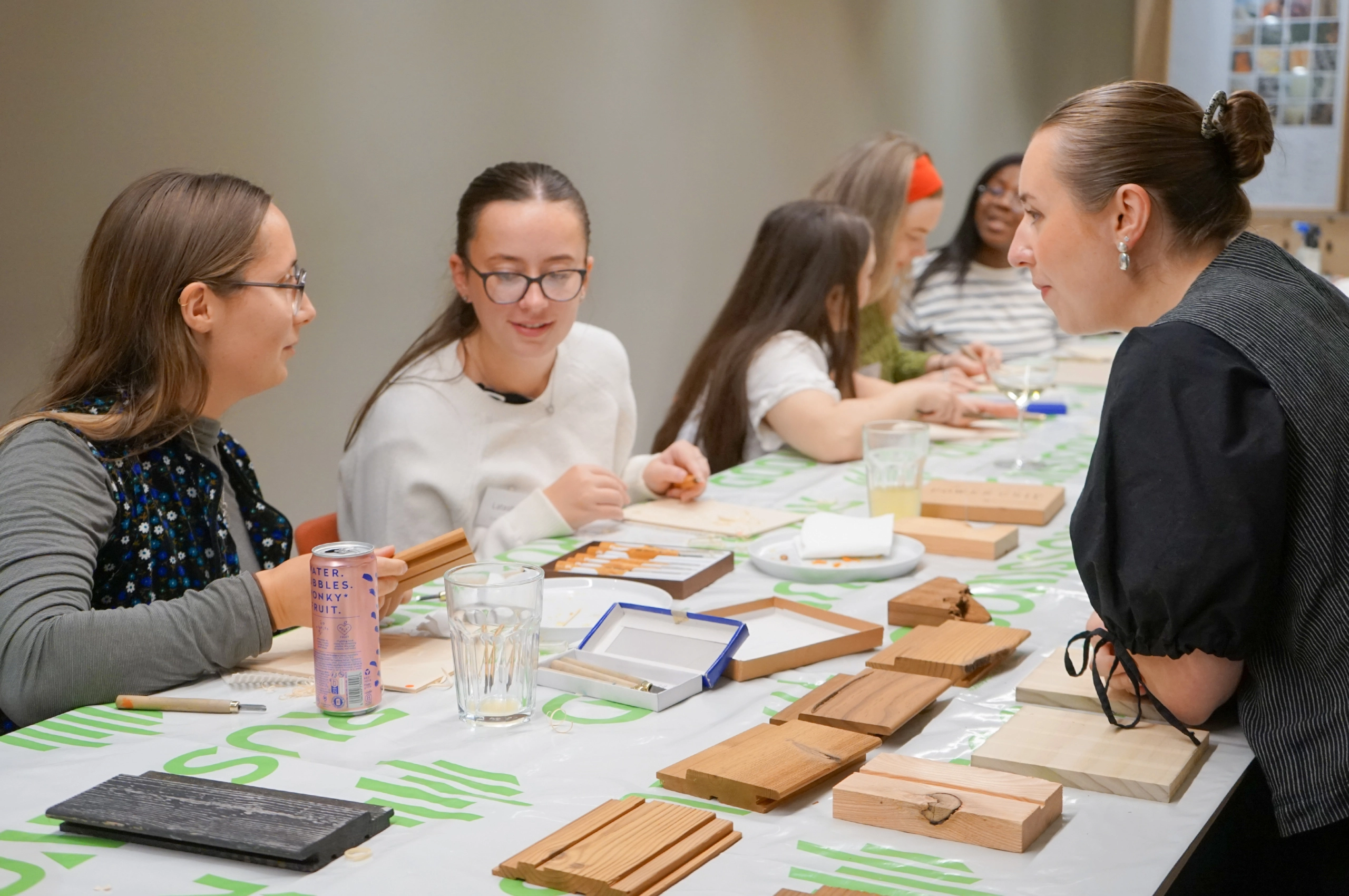 Reusing timber offcuts during the creative process